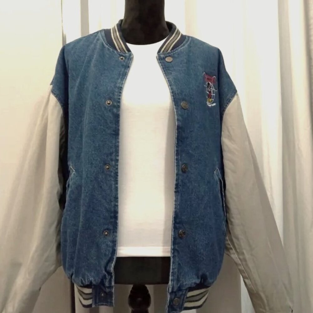 ☆Rare☆ Vintage Walt Disney World Mickey Varsity Jacket ☆ ✨️